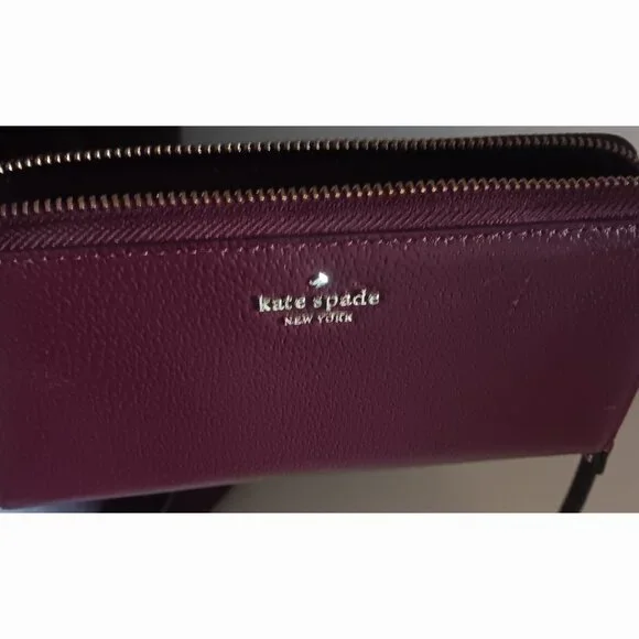 Kate Spade Burgundy Tote and Wallet Set - Picture 4 of 10